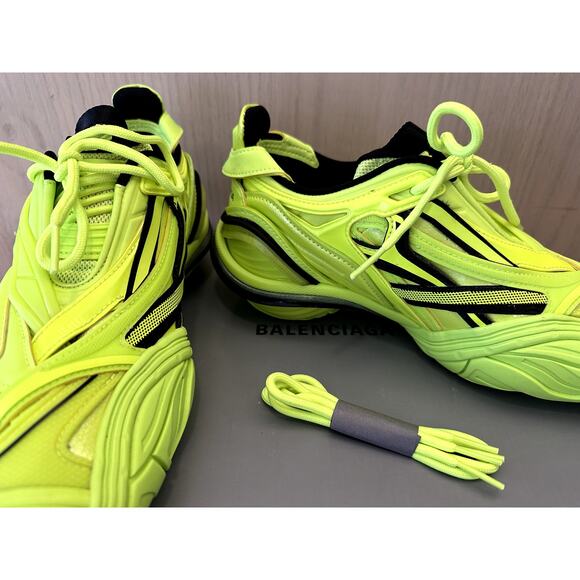 New Balenciaga Tyrex Mens Sneakers Neon Yellow US 9 / EU 39 $1150 SRP shoes men main image 10